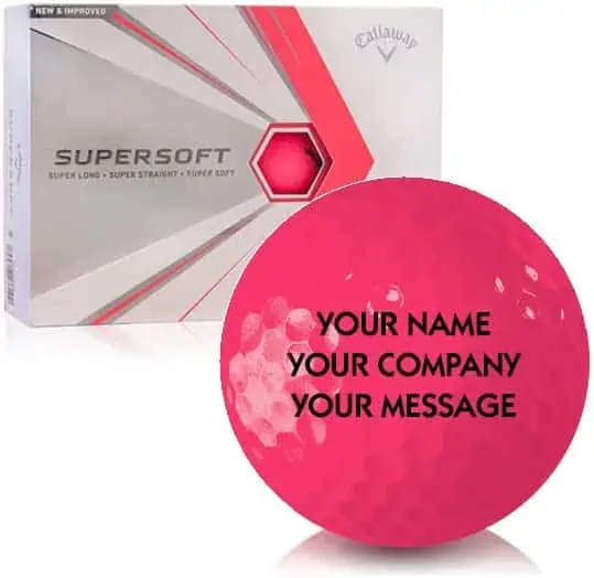 personalized golf gifts for her, callaway supersoft golf balls