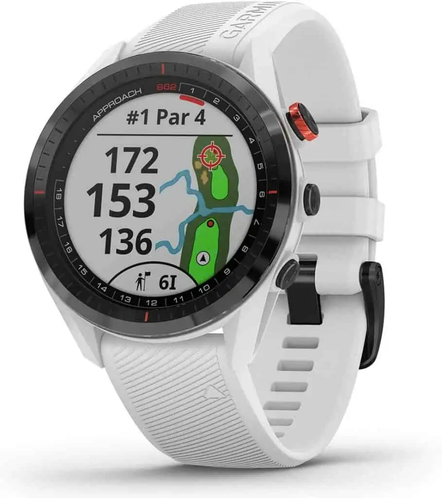 Garmin Approach S62 Premium Golf GPS Watch in white