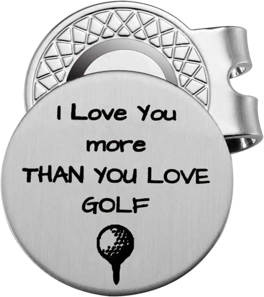 I Love You More Than You Love Golf Ball Marker