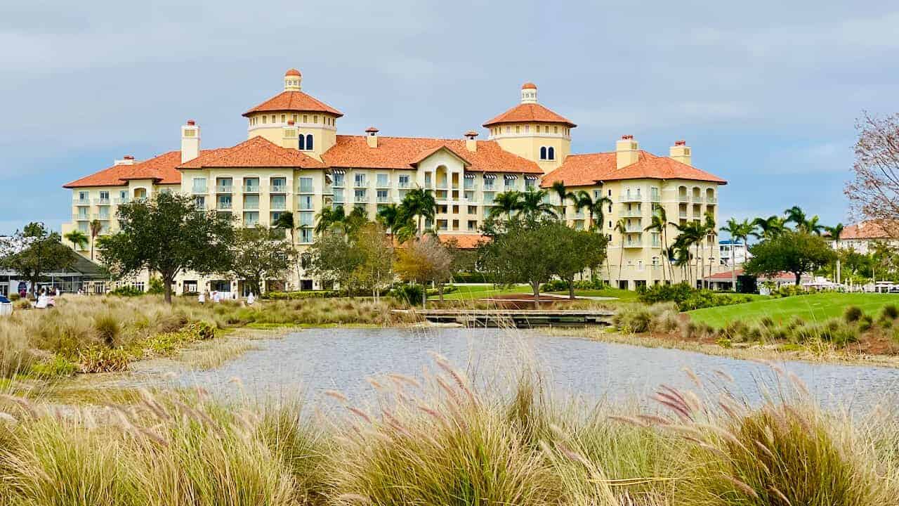golf getaways for couples - Ritz Carlton is a beautiful hotel located in two golf courses with pond views.