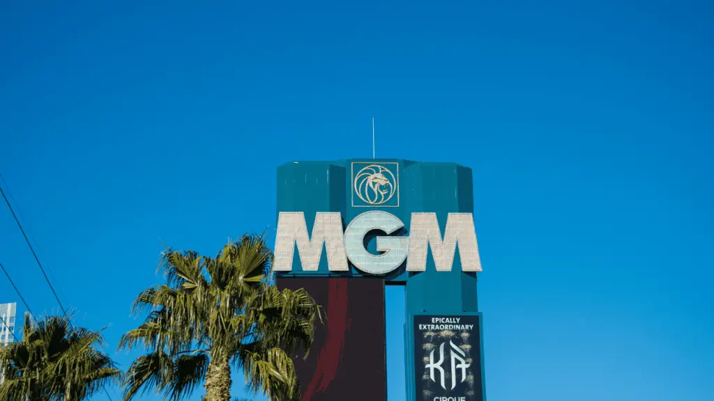 MGM Grand sign entrance