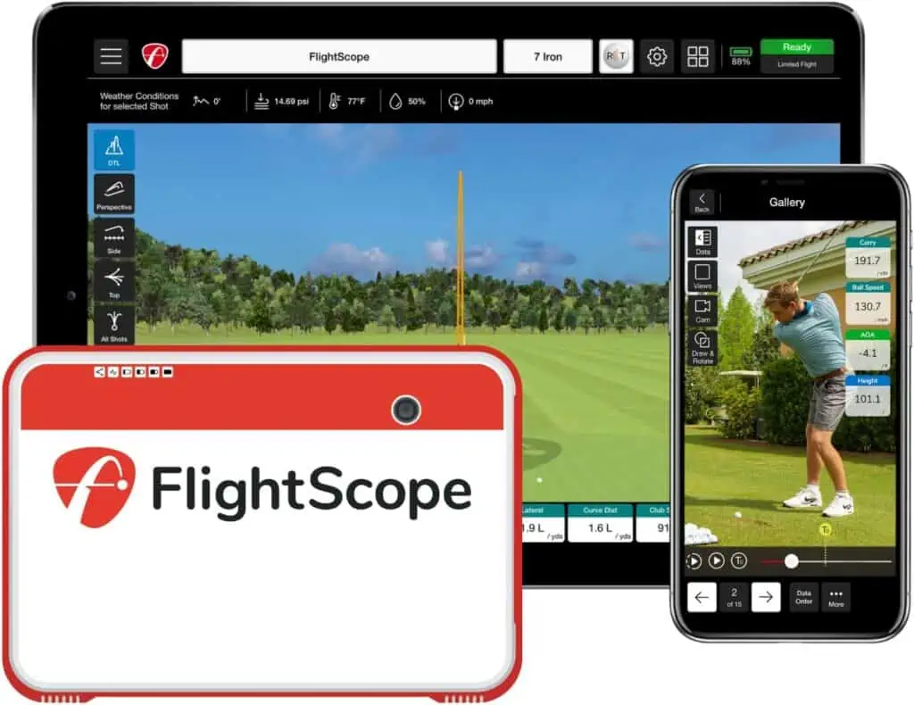 FlightScope Mevo + Launch Monitor, best outdoor launch monitor for under 2000