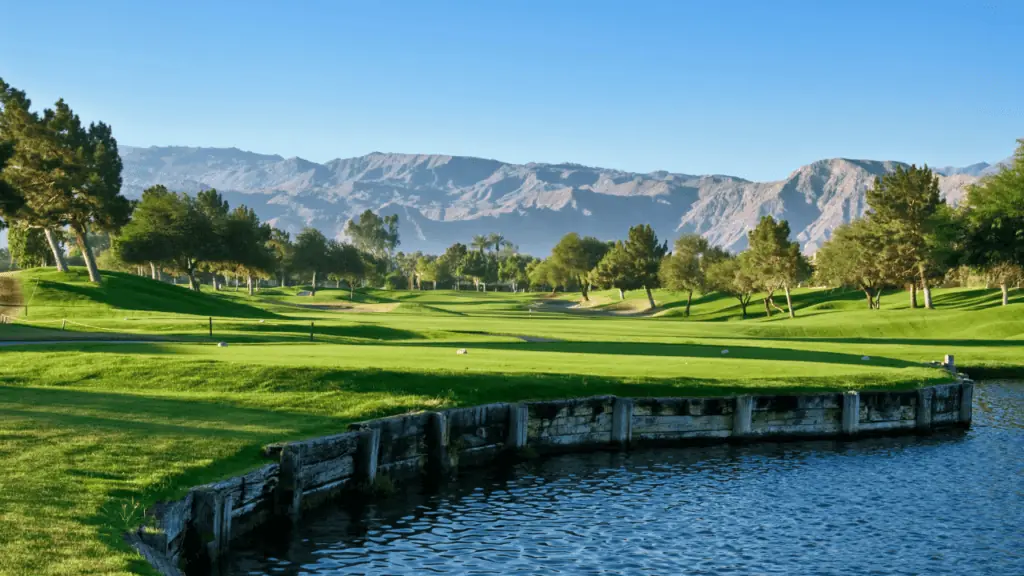 Palm Desert, CA, one of the best golf course communities with gorgeous mountains as a backdrop.  