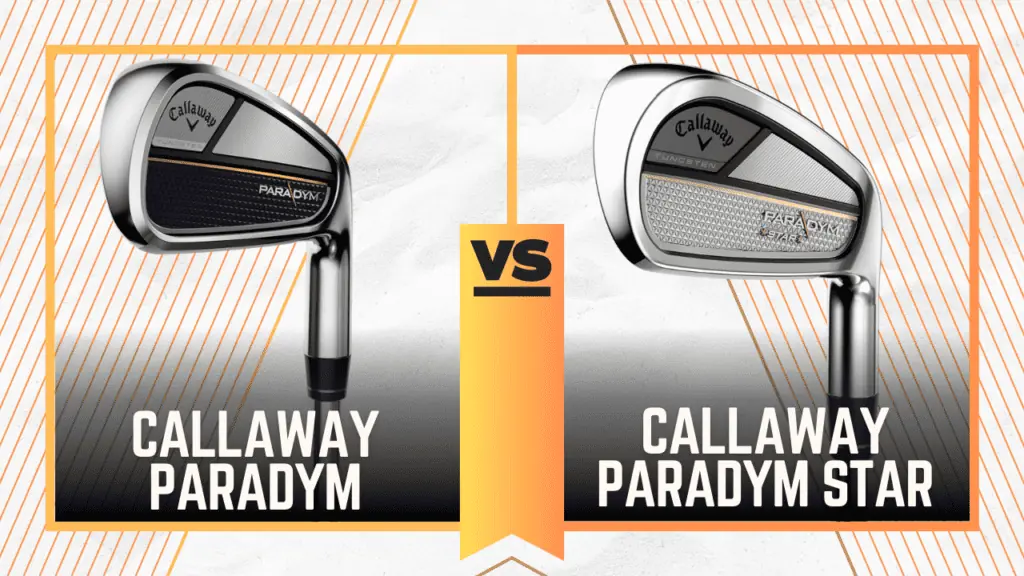 Callaway Paradym vs Callawaya Paradym Star Irons created by Senior Golf Source. paradym star irons review