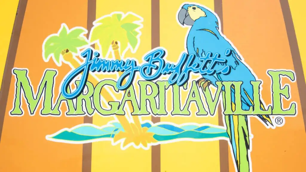 Jimmy Buffet's Margaritaville by Deposit Photos showing the logo