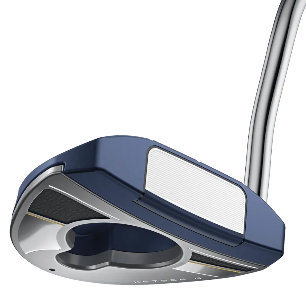 best putter for women with new tech - Ping Women’s G Le3 Ketsch G Putter shown with blue and white face