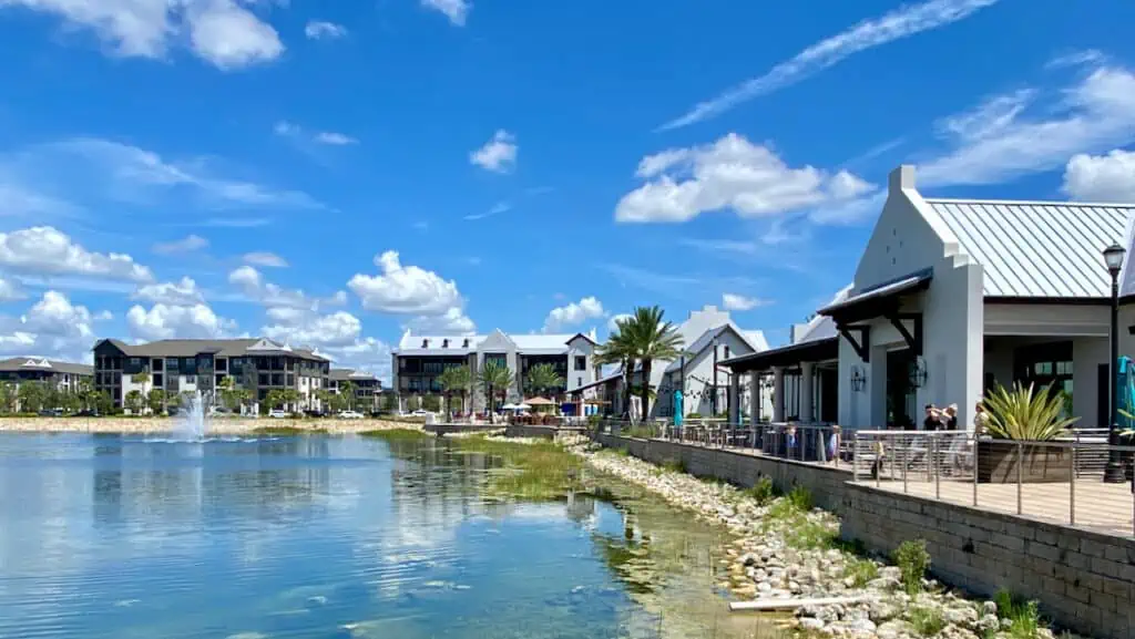 Lakewood Ranch showing Waterside Place community with water views.