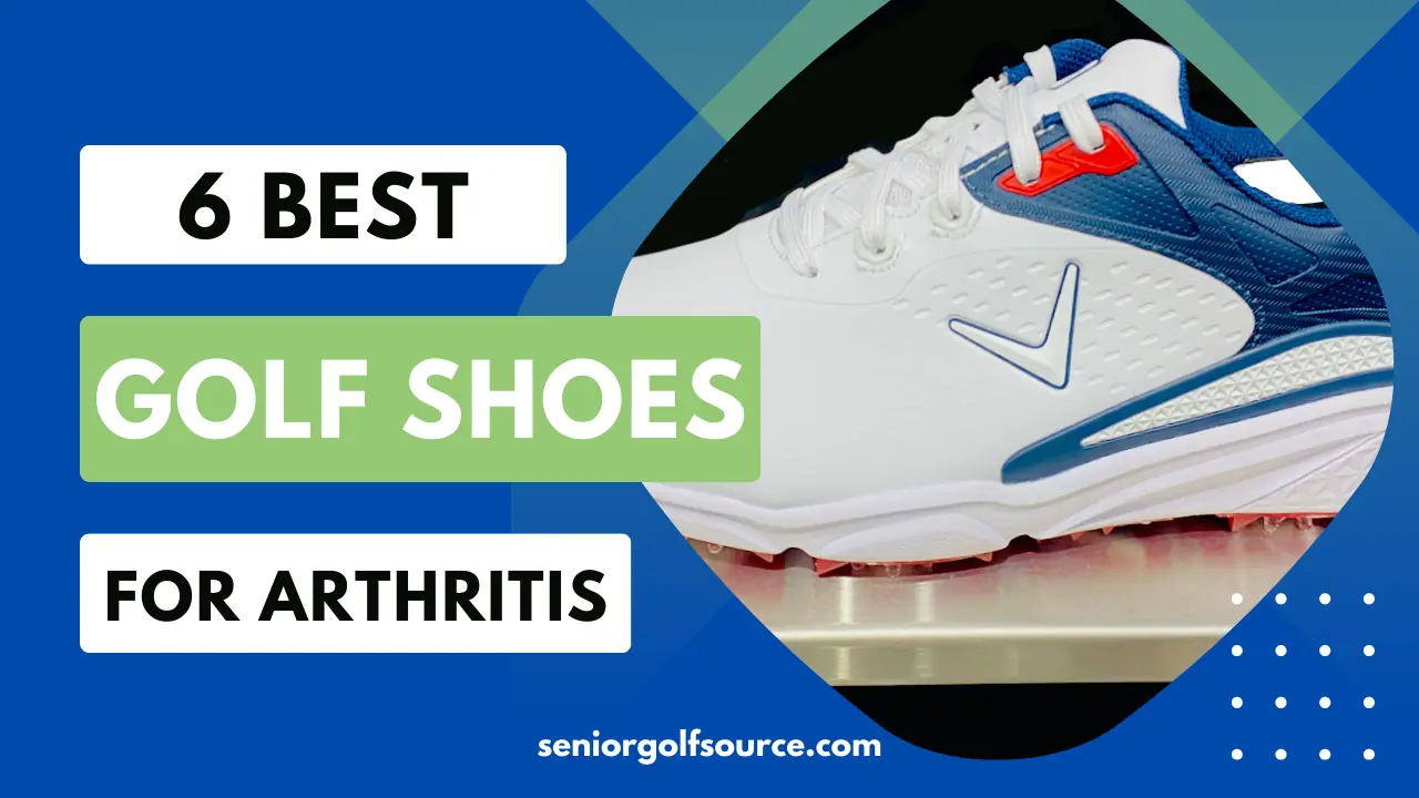 men's best arthritic golf shoes showing a photo of callaway golf shoe taken by senior golf source