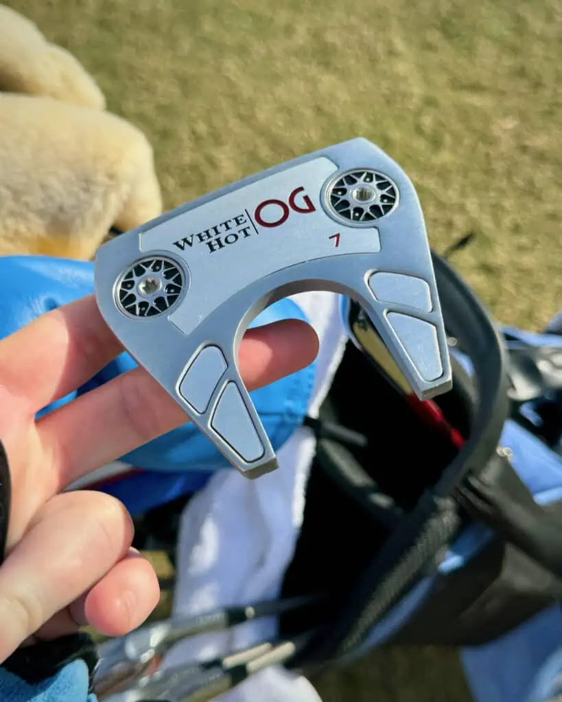 Odyssey White Hot OG 7 Nano Putter taken by Senior Golf Source