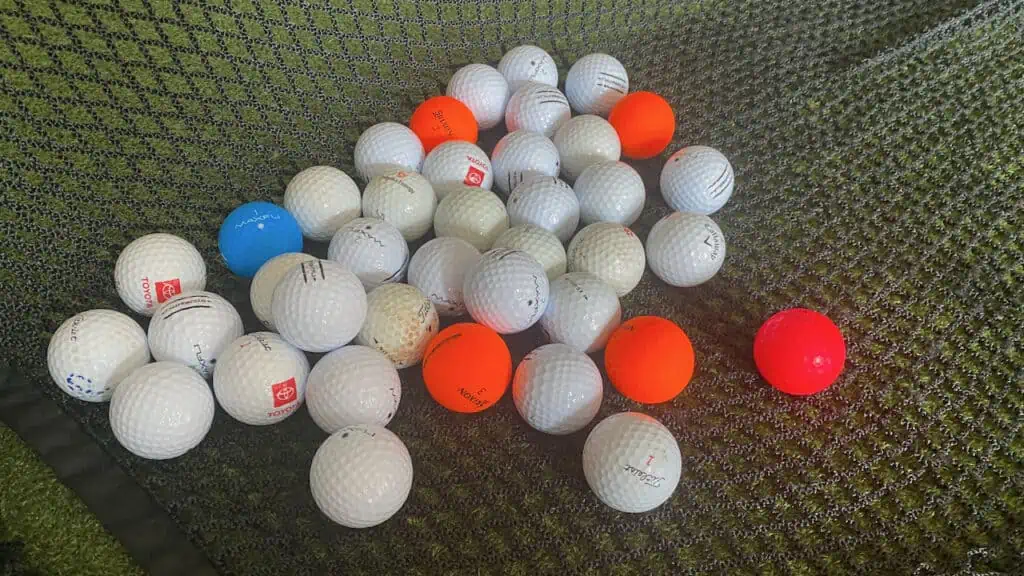testing photo of Senior Golf Source golf balls 