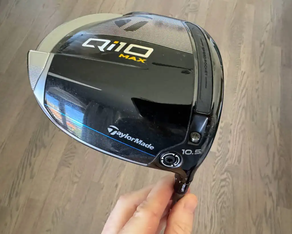 TaylorMade Qi10 Max Driver photo taken by Senior Golf Source 